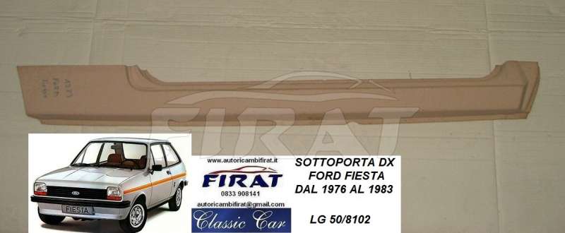 SOTTOPORTA FORD FIESTA 76 - 83 DX LUNGA